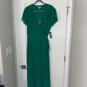 NWT Eva Mendes for NY&C Maxi Wrap Dress